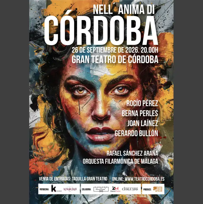 'NELL' ANIMA DI CÓRDOBA'. Gran Teatro de Córdoba. Sábado 26 Septiembre 2026 NELL ANIMA DI CORDOBA. Gran Teatro de Cordoba. Sabado 26 Septiembre 2026