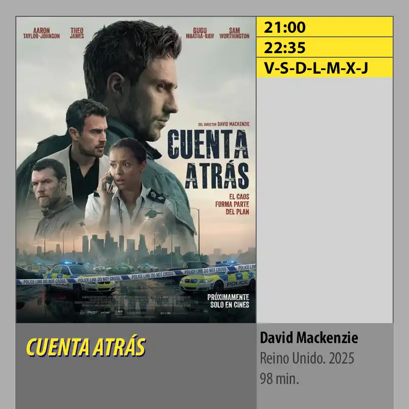 CUENTA ATRÁS. CINES AXION Córdoba CUENTA ATRAS. CINES AXION Cordoba