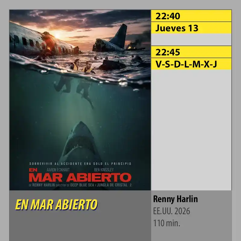 EN MAR ABIERTO. CINES AXION Córdoba EN MAR ABIERTO. CINES AXION Cordoba