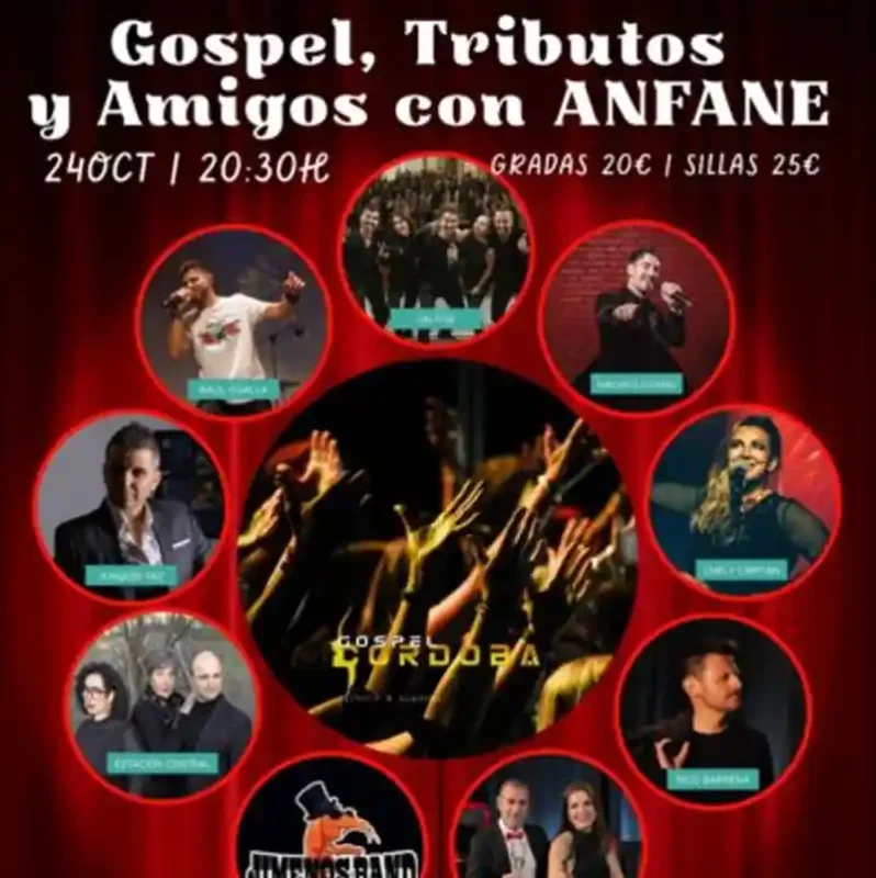 GALA ANFANE. Teatro de la Axerquia. Cordoba. Sabado 24 Octubre 2026