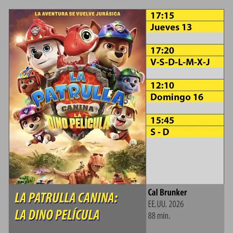 LA PATRULLA CANINA- LA DINO PELÍCULA. CINES AXION Córdoba LA PATRULLA CANINA LA DINO PELICULA. CINES AXION Cordoba