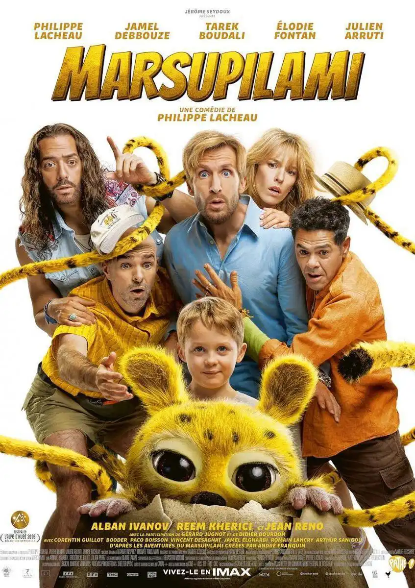 MARSUPILAMI. Dir Philippe Lacheau. Francia 2026 MARSUPILAMI. Dir Philippe Lacheau. Francia 2026