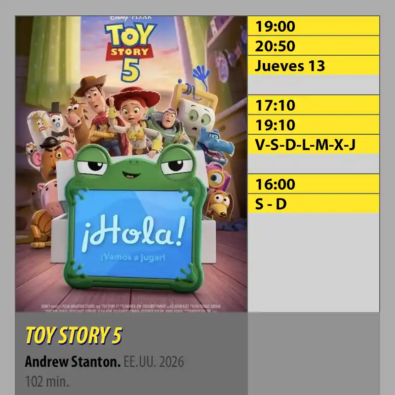 TOY STORY 5. CINES AXION Córdoba TOY STORY 5. CINES AXION Cordoba