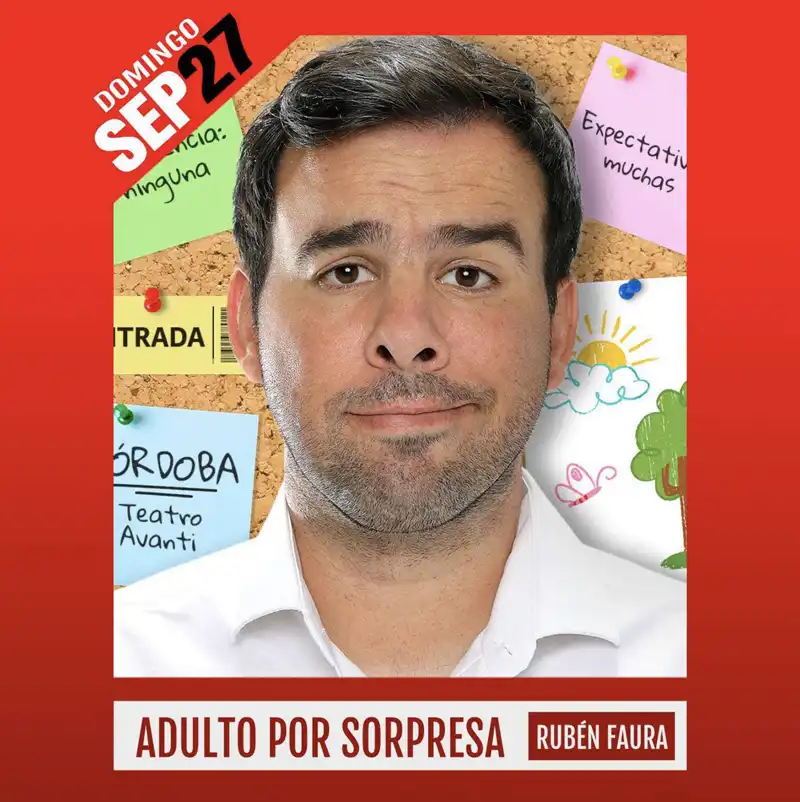 'ADULTO POR SORPRESA'. Teatro Avanti. Córdoba. Domingo 27 Septiembre 2026 ADULTO POR SORPRESA. Teatro Avanti. Cordoba. Domingo 27 Septiembre 2026