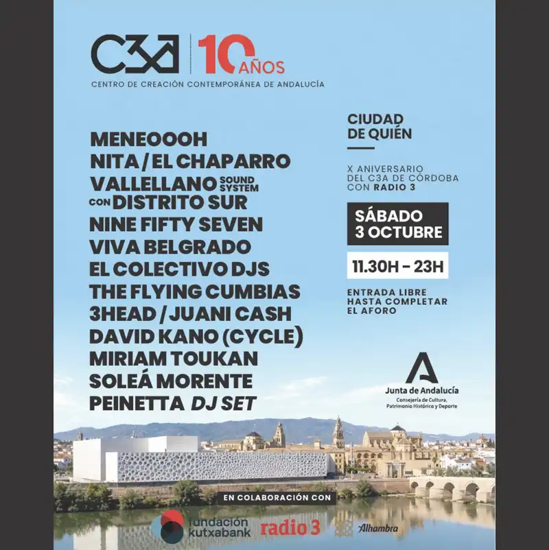 C3A 10 ANOS. Sabado 3 Octubre 2026