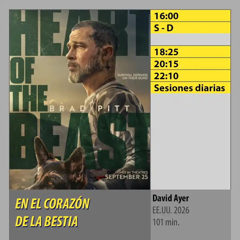 Cartelera EN EL CORAZÓN DE LA BESTIA. CINES AXION Córdoba Cartelera EN EL CORAZON DE LA BESTIA. CINES AXION Cordoba