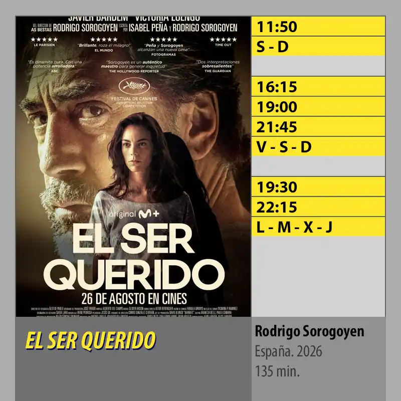 EL SER QUERIDO. MK2 Cines El Tablero Córdoba EL SER QUERIDO. MK2 Cines El Tablero Cordoba