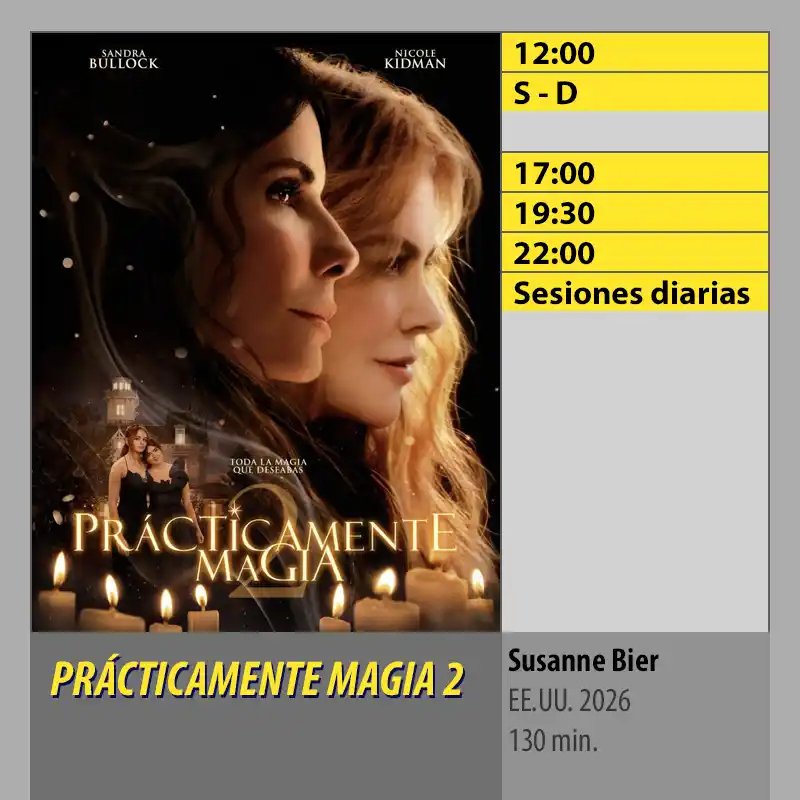 PRACTICAMENTE MAGIA 2. MK2 Cines El Tablero Cordoba