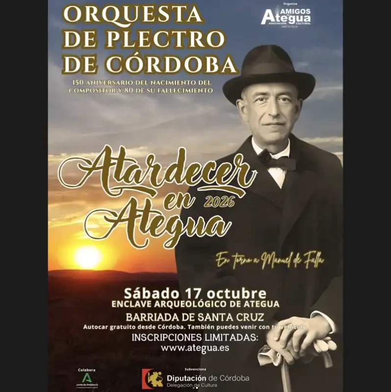 ATARDECER EN ATEGUA Orquesta de Plectro de Cordoba. Sabado 17 Octubre 2026