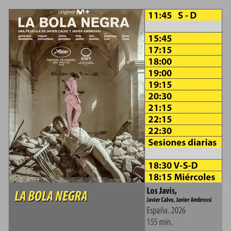 LA BOLA NEGRA. MK2 Cines El Tablero Córdoba LA BOLA NEGRA. MK2 Cines El Tablero Cordoba