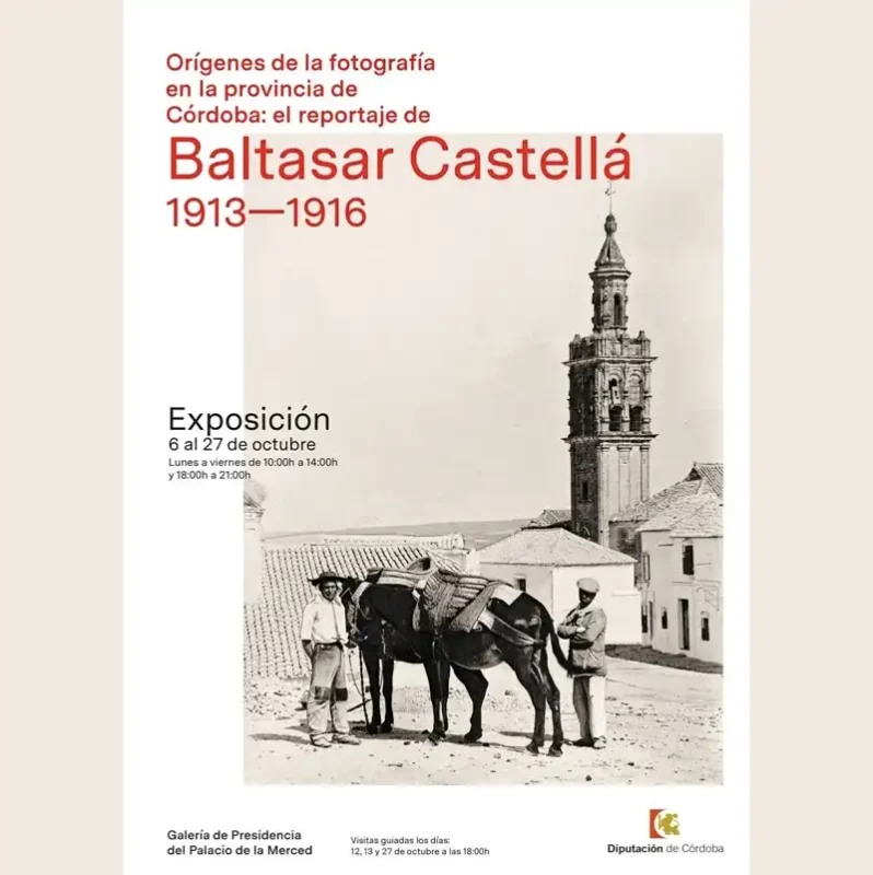ORIGENES DE LA FOTOGRAFIA EN LA PROVINCIA DE CORDOBA. Diputacion de Cordoba. Hasta el 27 Octubre 2026