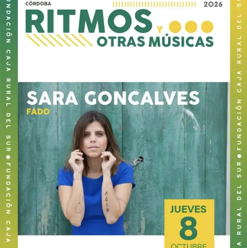 SARA GONCALVES. Fundacion Caja Rural del Sur. Cordoba. 8 Octubre 2026