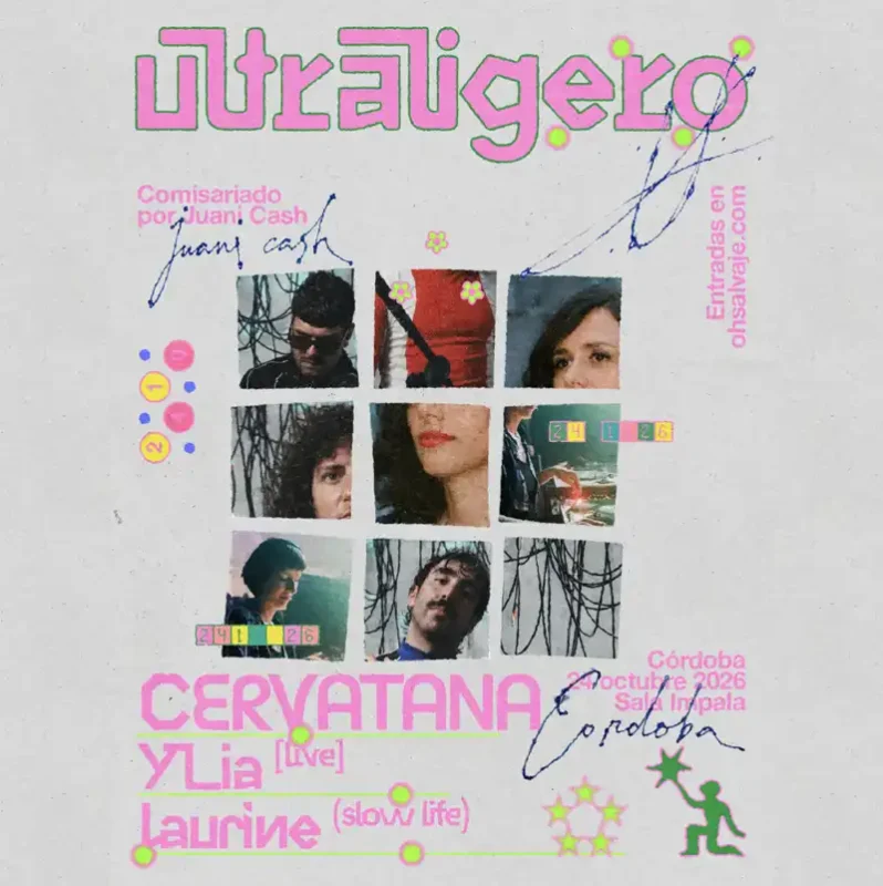ULTRALIGERO. Sala Impala. Cordoba. Sabado 24 Octubre 2026
