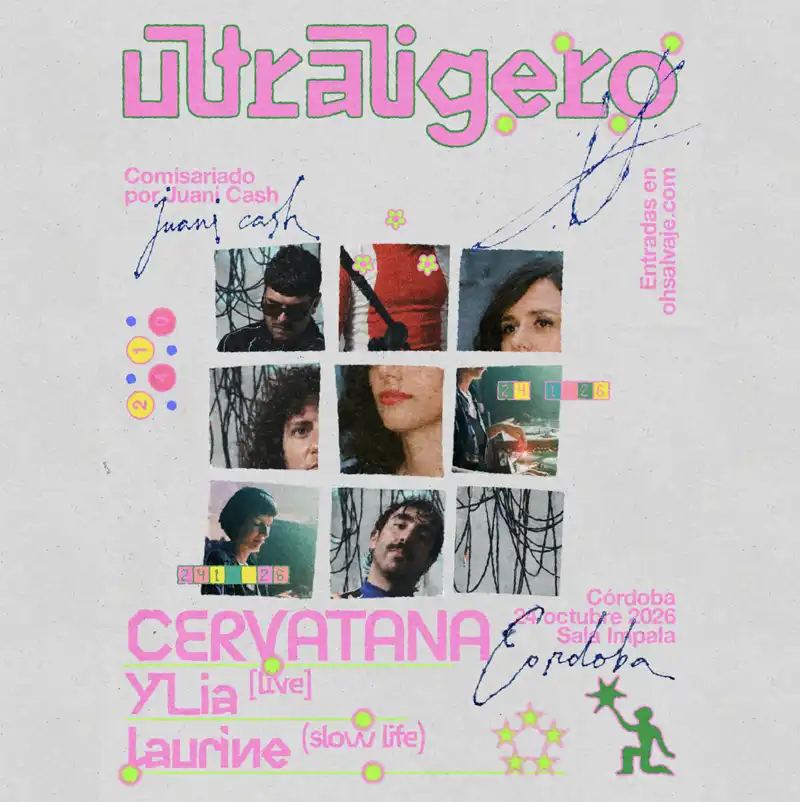 ULTRALIGERO. Sala Impala. Cordoba. Sabado 24 Octubre 2026