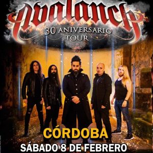 AVALANCH. Sala M100 Cordoba. Sabado 8 Febrero 2025