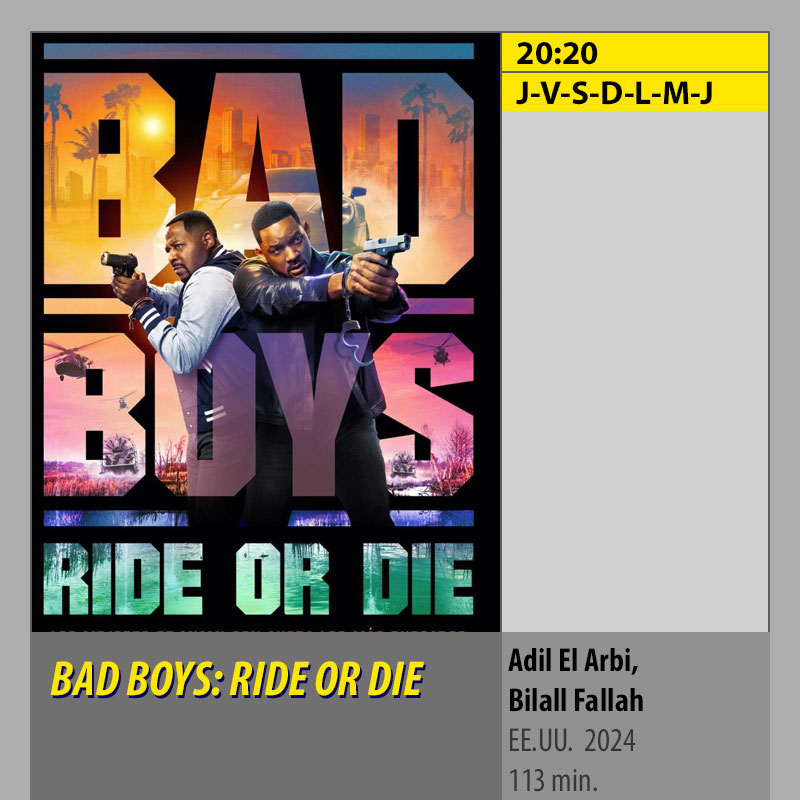 BAD-BOYS--RIDE-OR-DIE.-Cines-AXION Córdoba