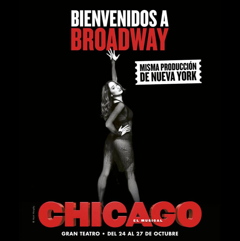 CHICAGO. El Musical. Gran Teatro de Cordoba. 24 al 27 Octubre 2024