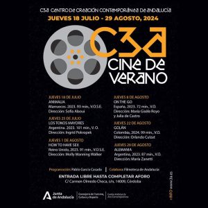 CINE DE VERANO C3A 2024. 'SEIS CARTAS DE AMOR AL CINE' Córdoba. Julio 2024