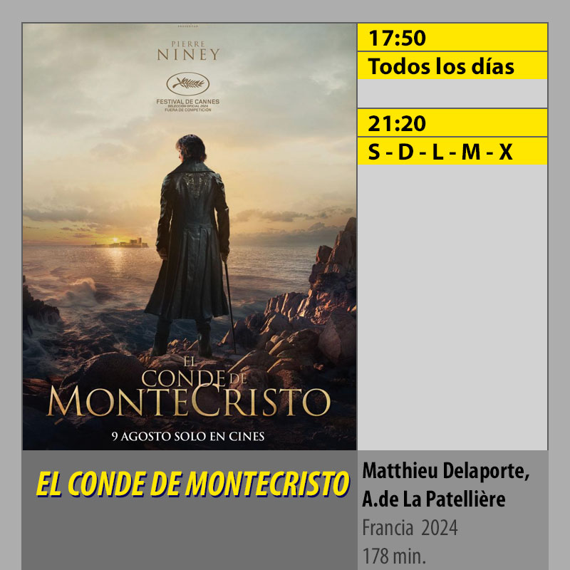 EL-CONDE-DE-MONTECRISTO.-Mk2-Cinesur-Tablero Córdoba