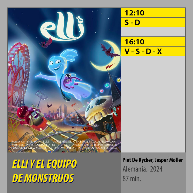 ELLI Y EL EQUIPO DE MONSTRUOS_MK2-CineSur-Tablero-Córdoba