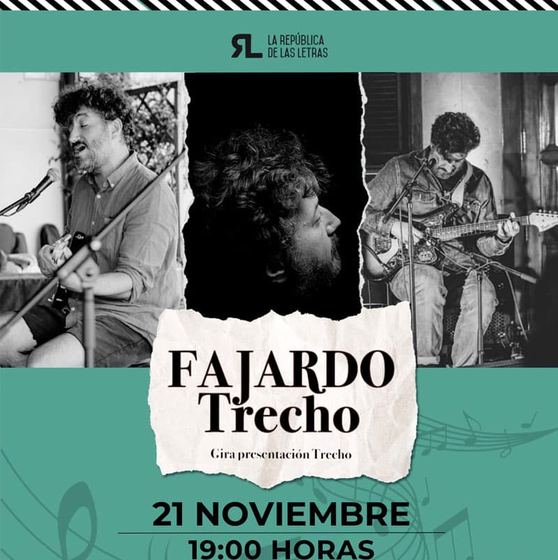 FAJARDO. Concierto en La Republica de las Letras. Jueves 21 Noviembre 2024