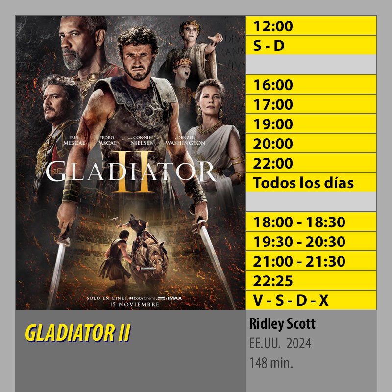 GLADIATOR-II---MK2-CineSur-Tablero-Córdoba