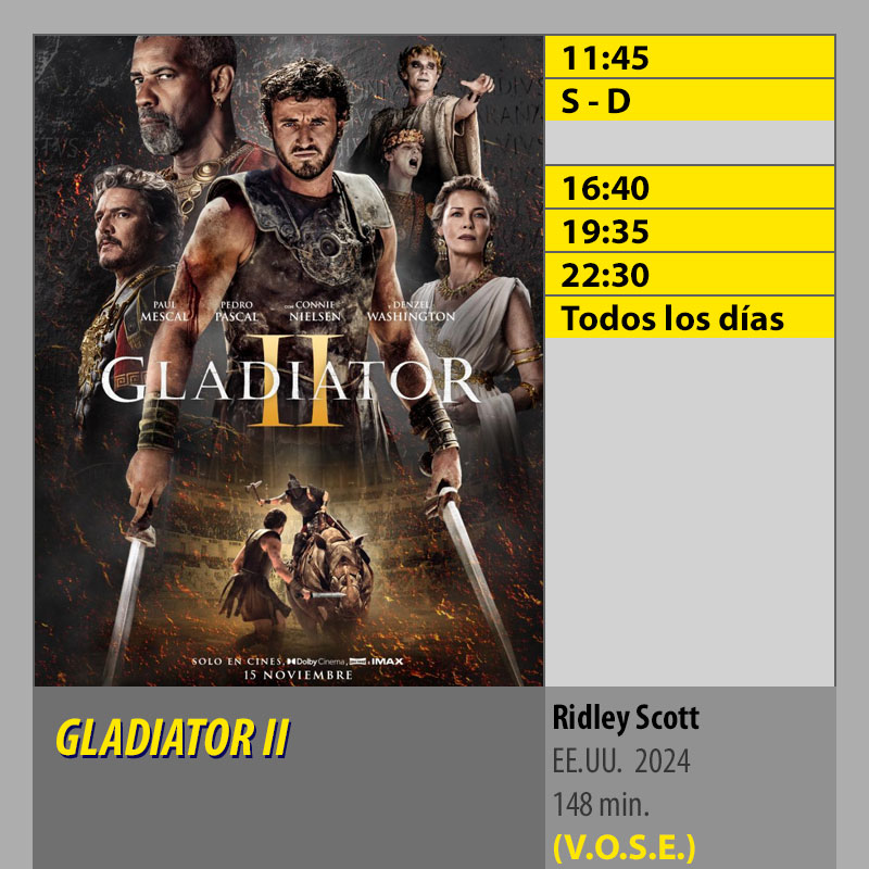 GLADIATOR-II--vose-MK2-CineSur-Tablero-Córdoba