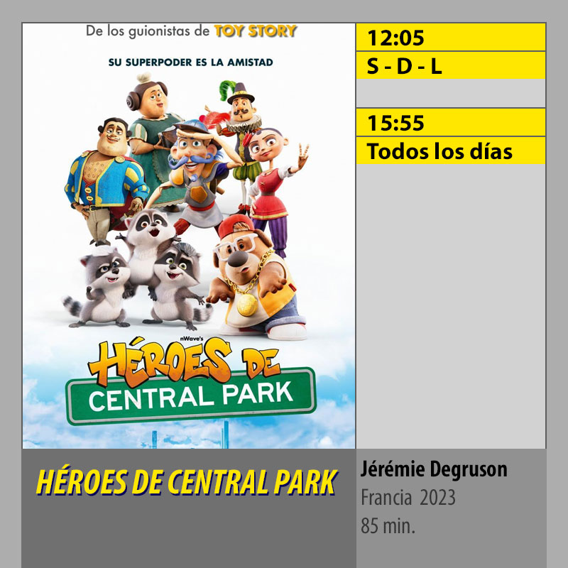 HÉROES-DE-CENTRAL-PARK-Mk2-Cinesur-Tablero Córdoba