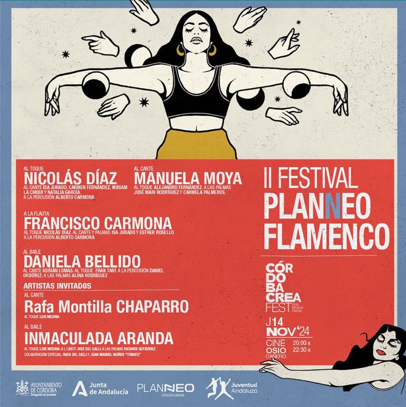 II FESTIVAL PLANNEO FLAMENCO. Cine Osio. Jueves 14 Noviembre 2024