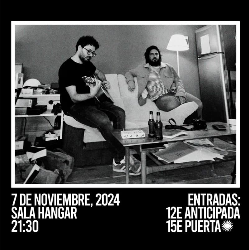 JUAN VALERA & MIKE SUN. Sala Hangar Córdoba. Jueves 7 Noviembre 2024