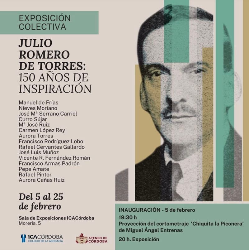 JULIO ROMERO DE TORRES. 150 ANOS DE INSPIRACION. ICACORDOBA. Hasta el 25 Febrero 2025