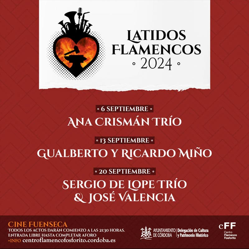 LATIDOS FLAMENCOS. Cine Fuenseca. Córdoba Septiembre 2024