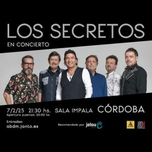 LOS SECRETOS. Sala Impala Cordoba. Viernes 7 Febrero 2025