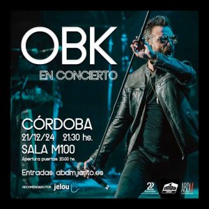 OBK en concierto. Sala M100 Cordoba. 21 Diciembre 2024