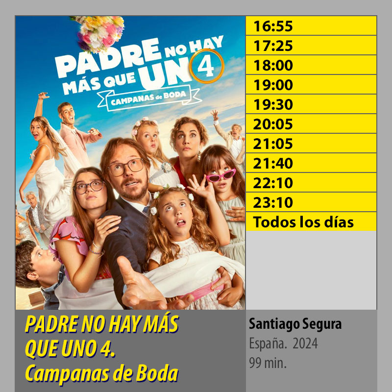PADRE-NO-HAY-MÁS-QUE-UNO-4-Mk2-Cinesur-Tablero Córdoba