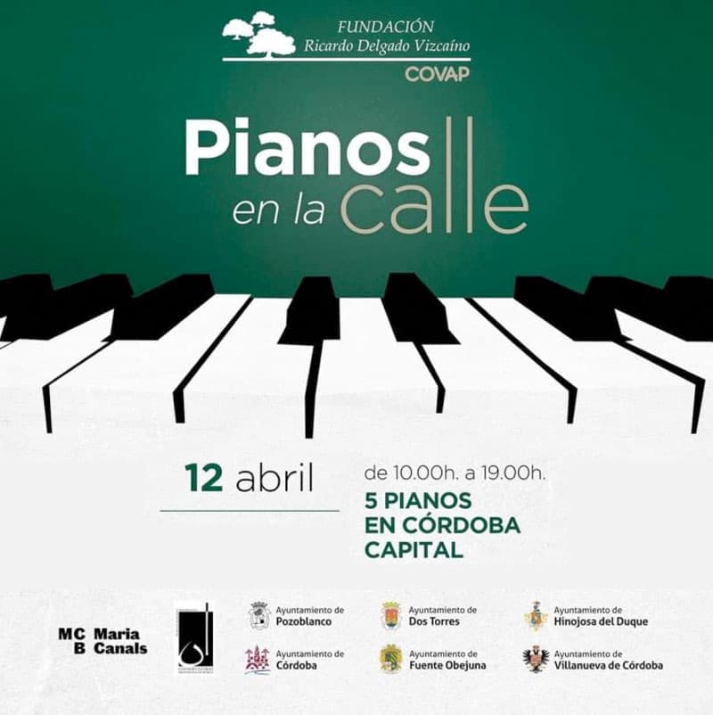 PIANOS EN LA CALLE. Cordoba Viernes 12 Abril 2024