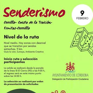 SENDERISMO. Participacion Ciudadana Cordoba. Domingo 9 Febrero 2025